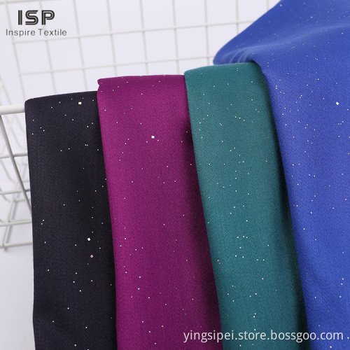 Plain Printed Fabric Viscose 100%Rayon Satin For Dress